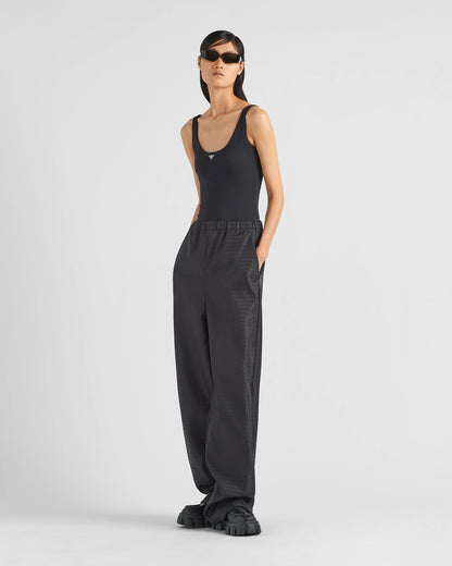 Stretch jersey bodysuit
