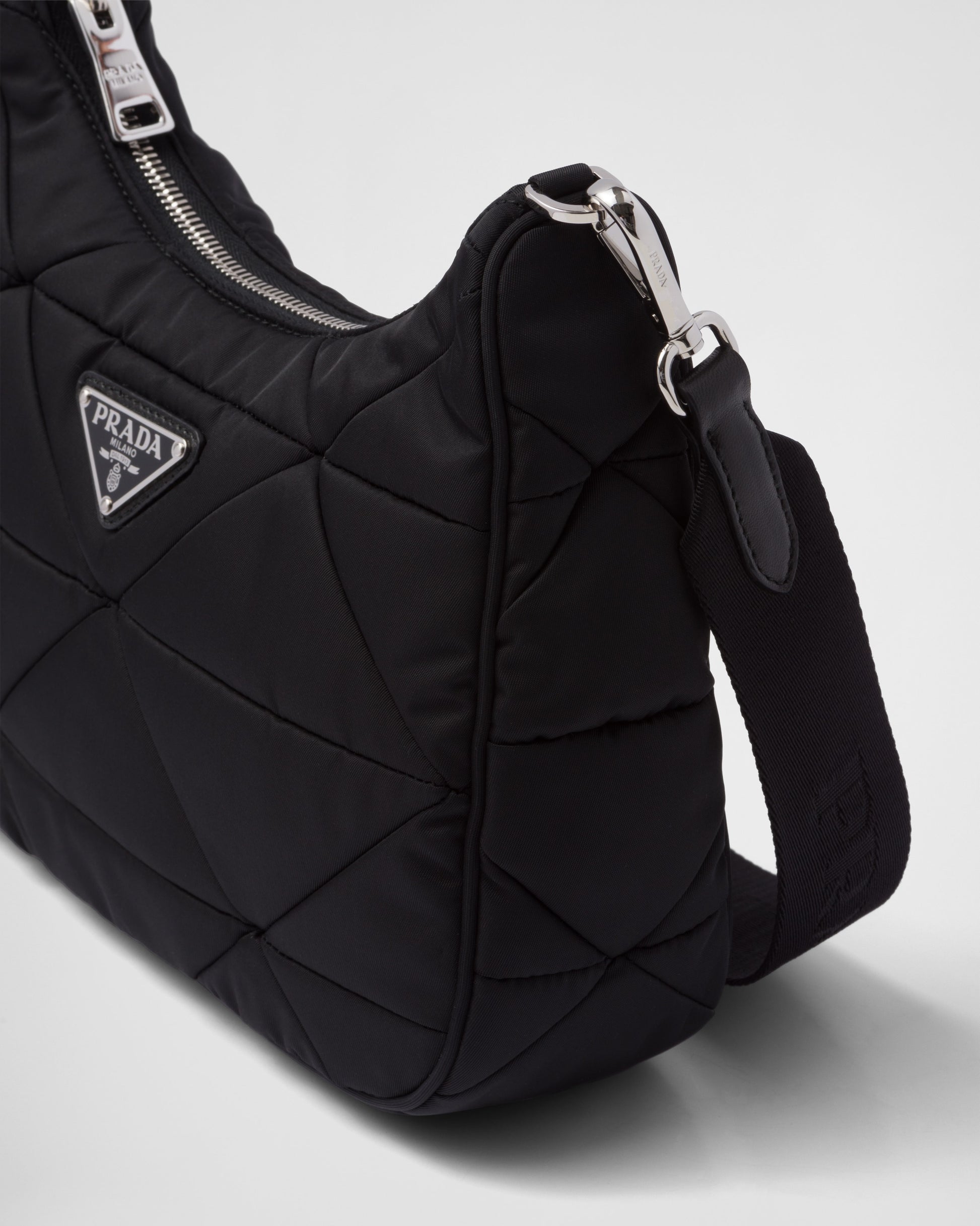 Padded Re-Nylon shoulder bag