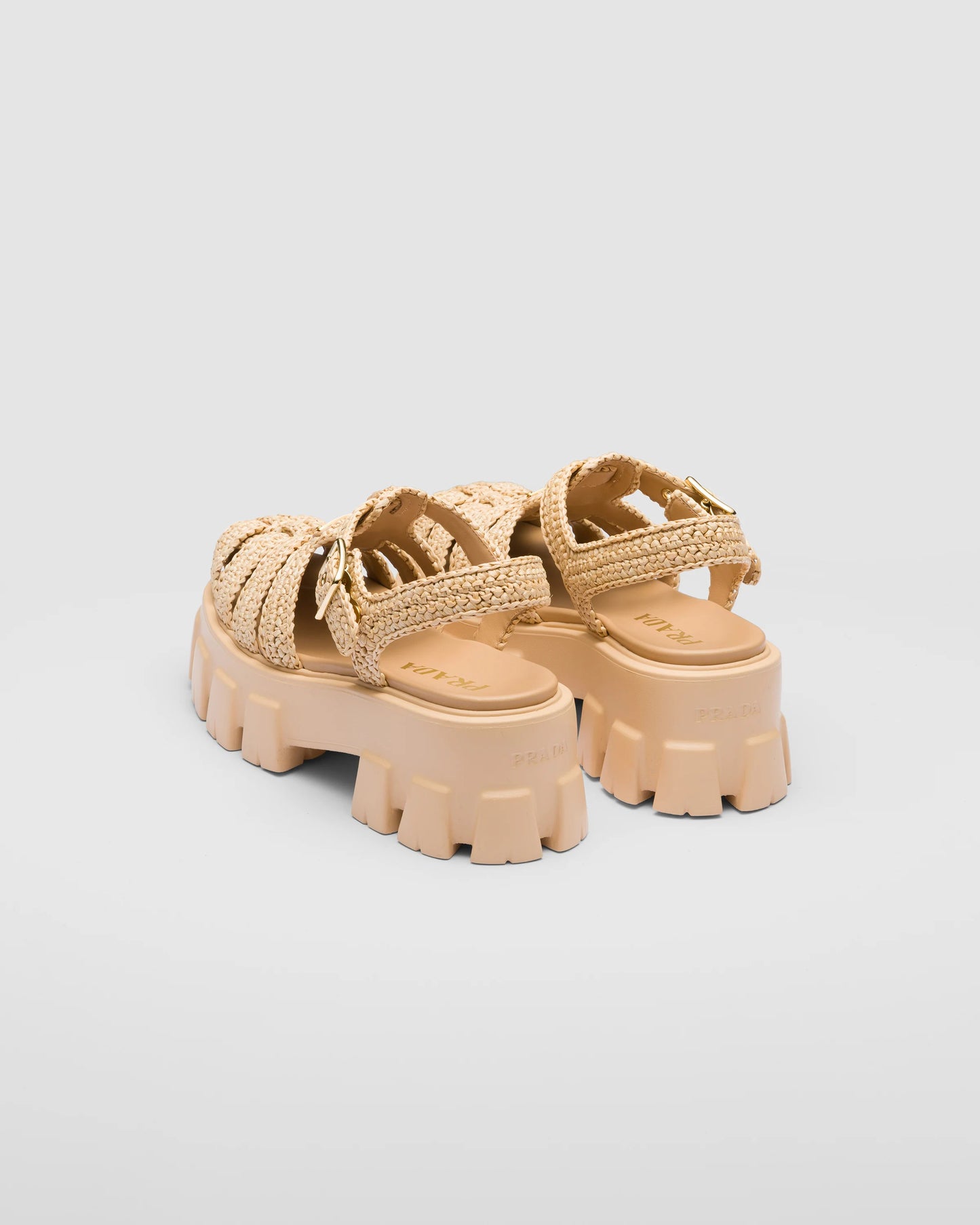 Monolith crochet cage sandals