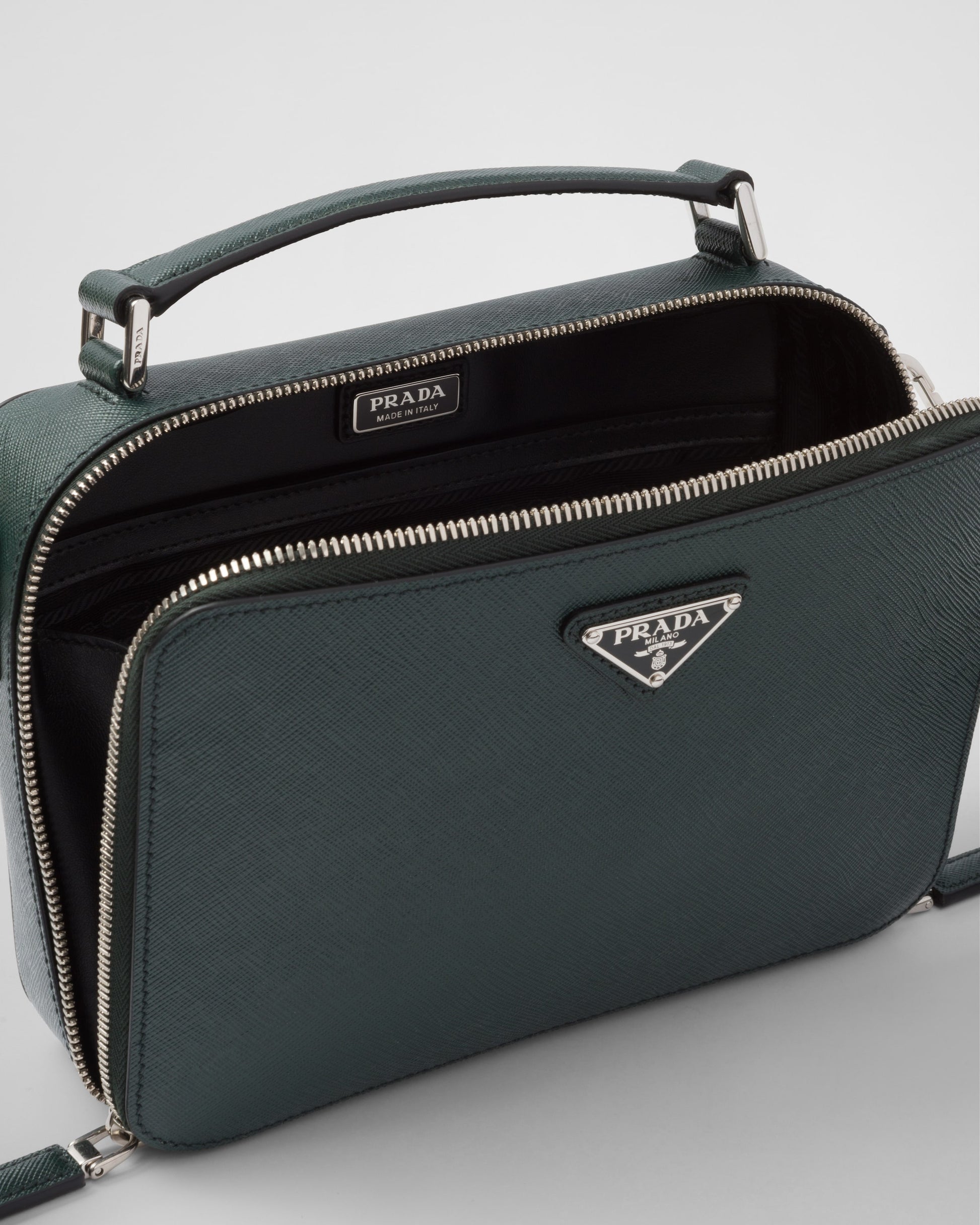 Prada Brique medium Saffiano leather bag
