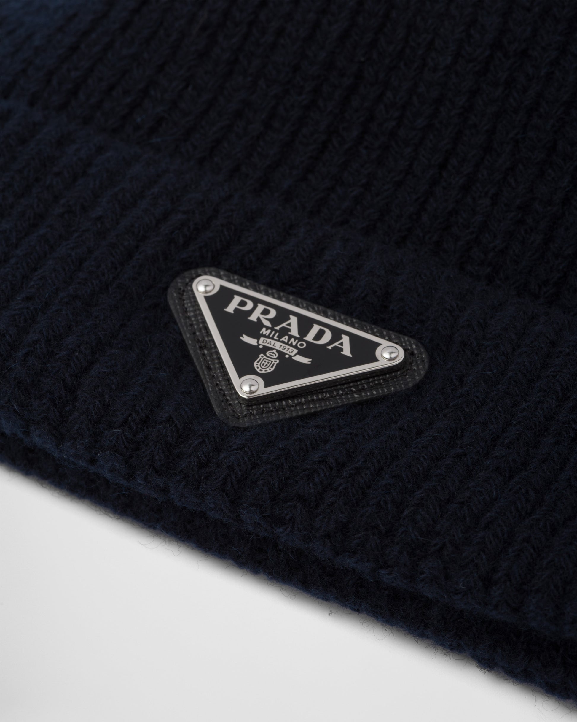Wool and cashmere beanie