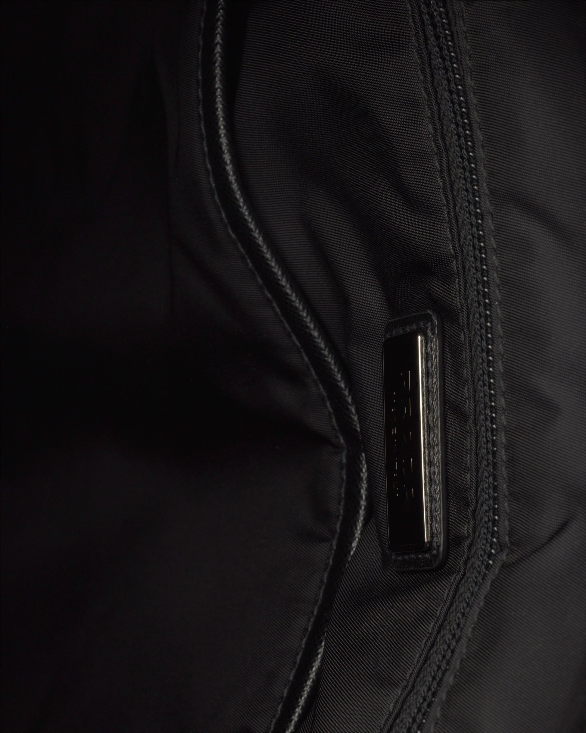 Re-Nylon and Saffiano leather backpack