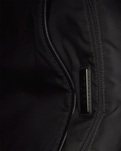 Re-Nylon and Saffiano leather backpack