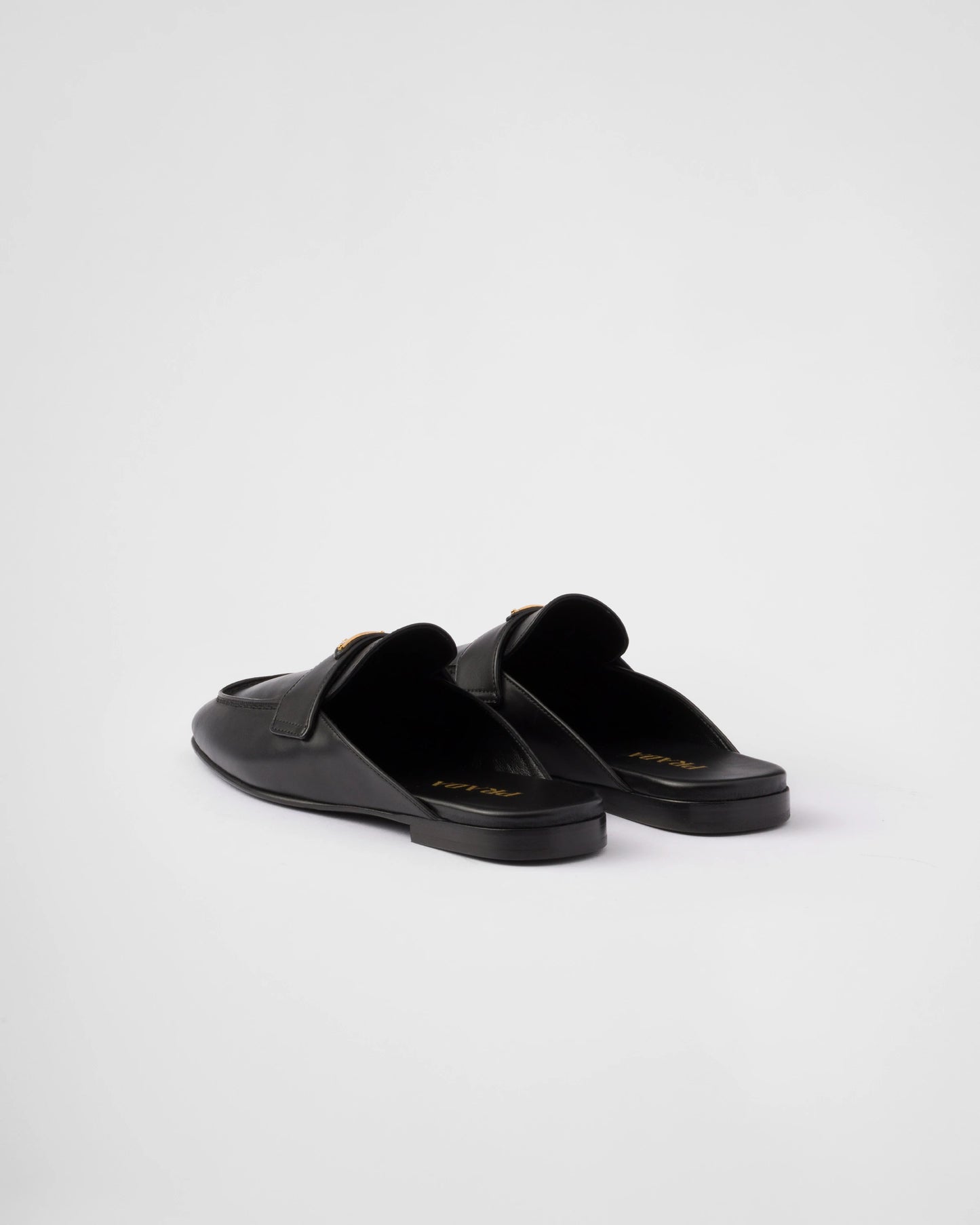 Leather slippers