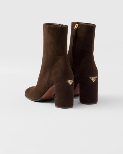 Suede booties