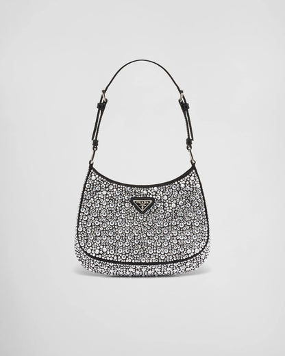 Prada Cleo satin bag with crystals