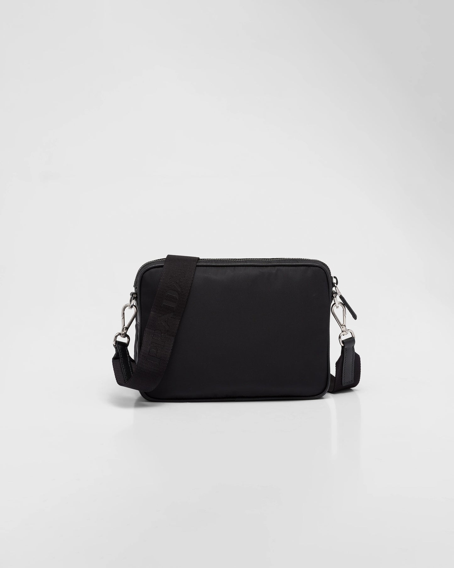 Re-Nylon and Saffiano leather shoulder bag