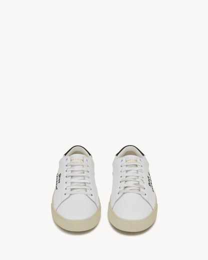 court classic sl/06 embroidered sneakers in leather