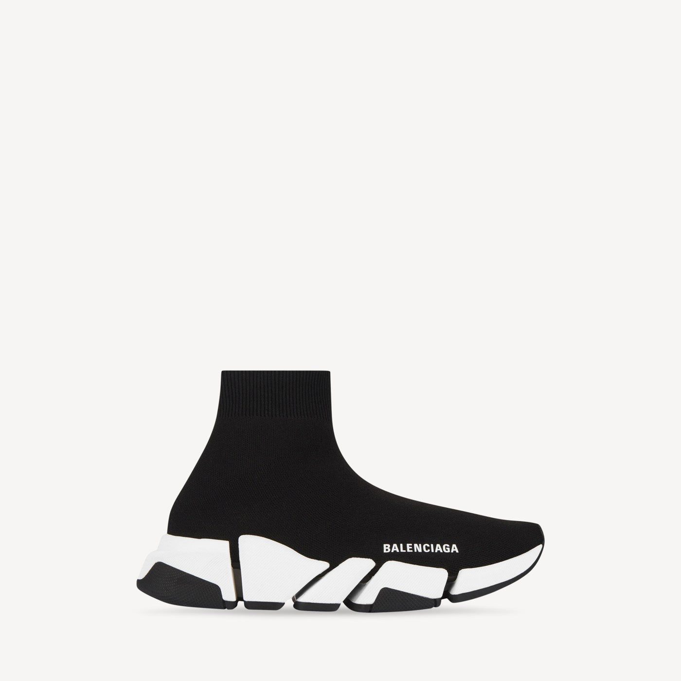 Speed 2.0 recycled knit sneaker with bicolor sole