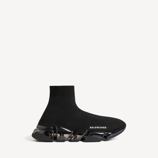 Speed 2.0 full clear sole recycled knit sneaker