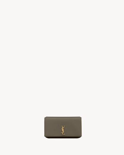 CASSANDRE phone holder in smooth leather