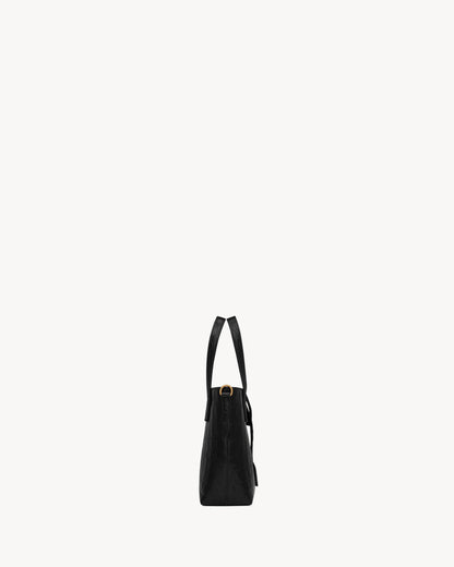 Mini toy shopping Saint Laurent   IN CROCODILE-EMBOSSED LEATHER