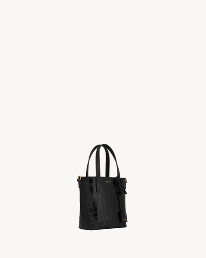 Mini toy shopping Saint Laurent   IN CROCODILE-EMBOSSED LEATHER
