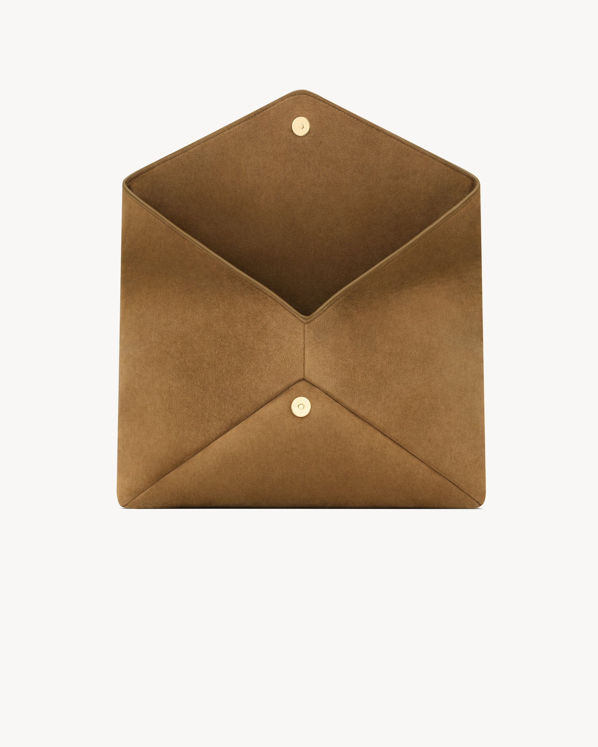 CASSANDRE large envelope pouch in suede