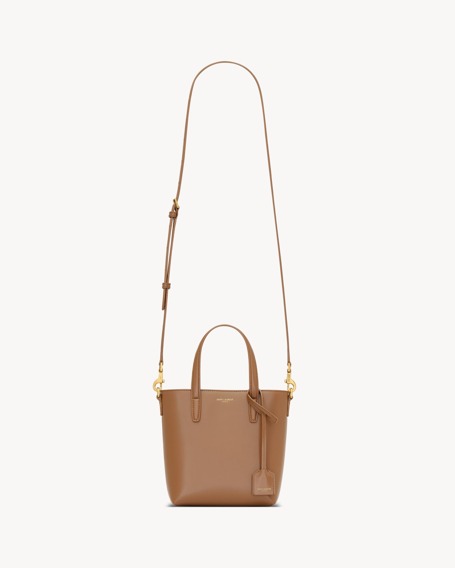 Mini Toy SHOPPING SAINT LAURENT in box leather