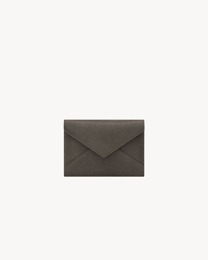 LETTER passport case in leather