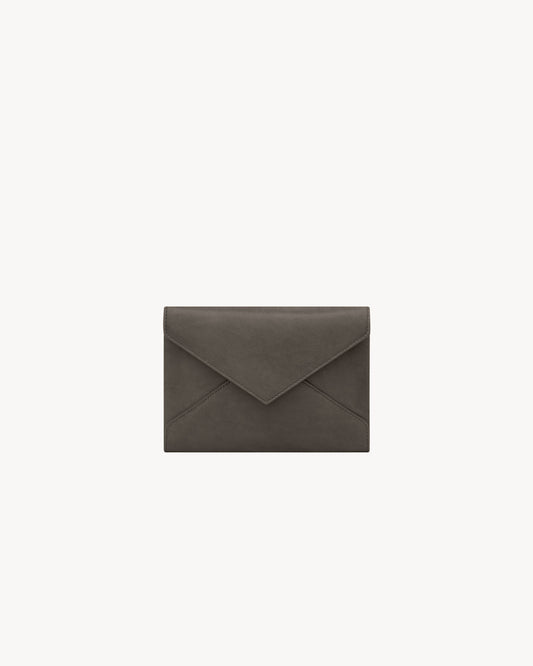 LETTER passport case in leather