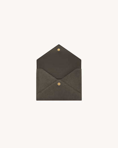 LETTER passport case in leather