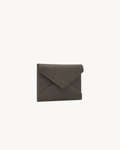 LETTER passport case in leather