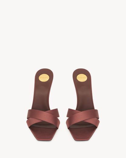 OPYUM mules in satin crepe