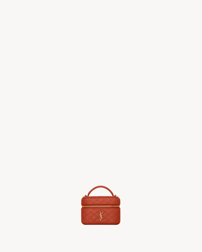 GABY micro vanity bag in lambskin