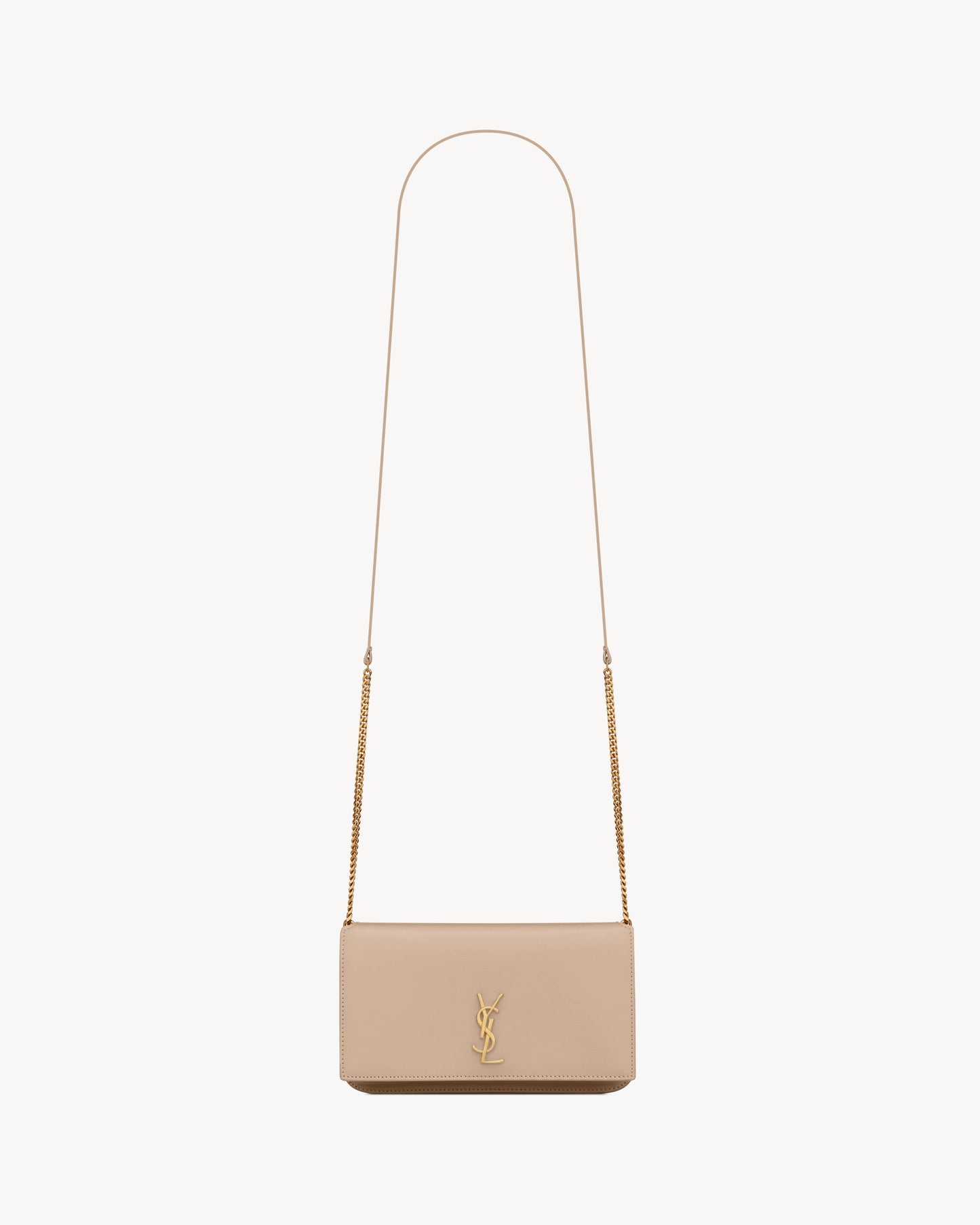 CASSANDRE phone holder in smooth leather