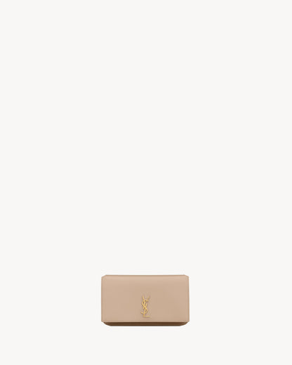CASSANDRE phone holder in smooth leather