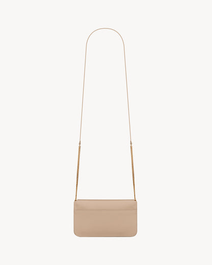 CASSANDRE phone holder in smooth leather