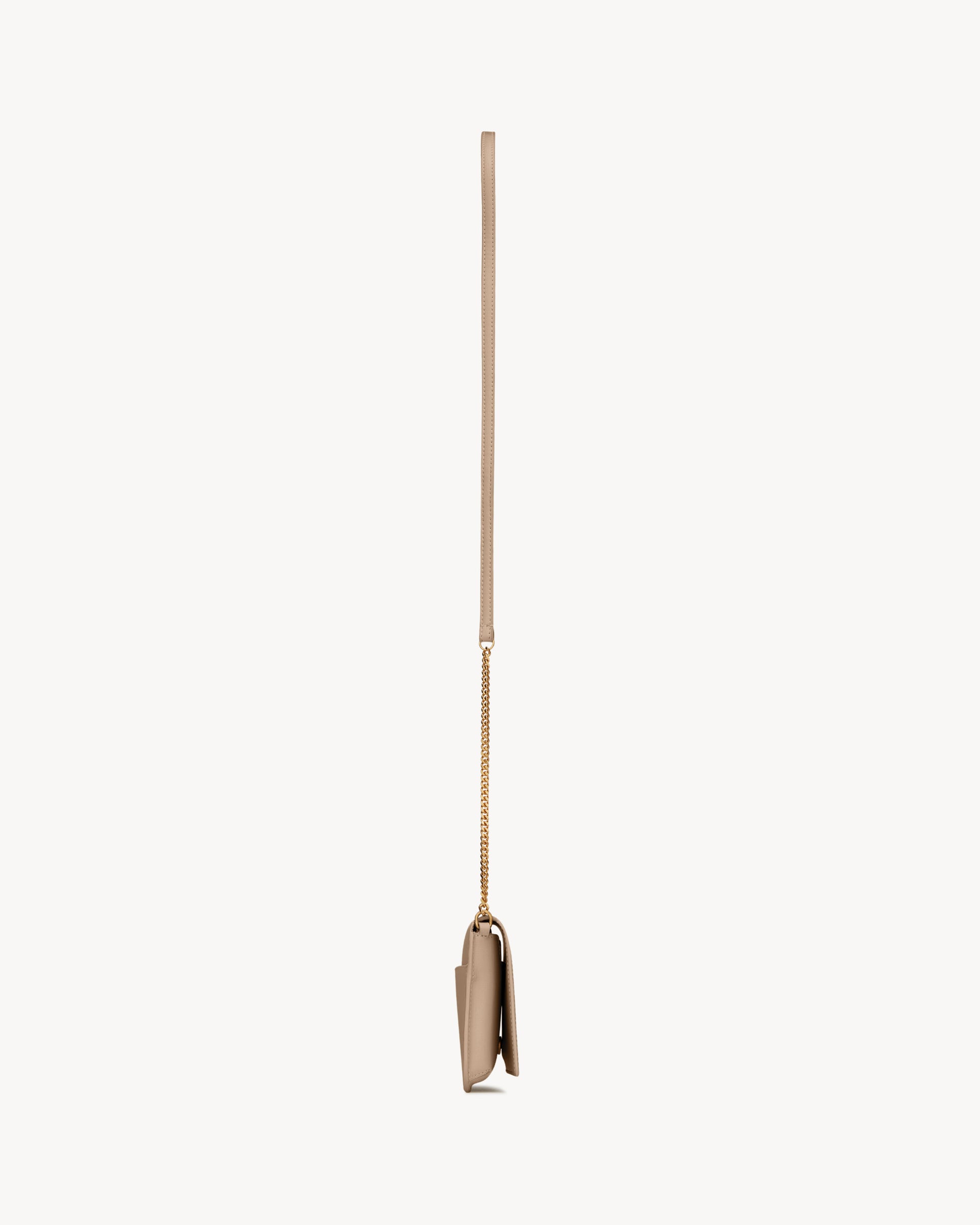 CASSANDRE phone holder in smooth leather