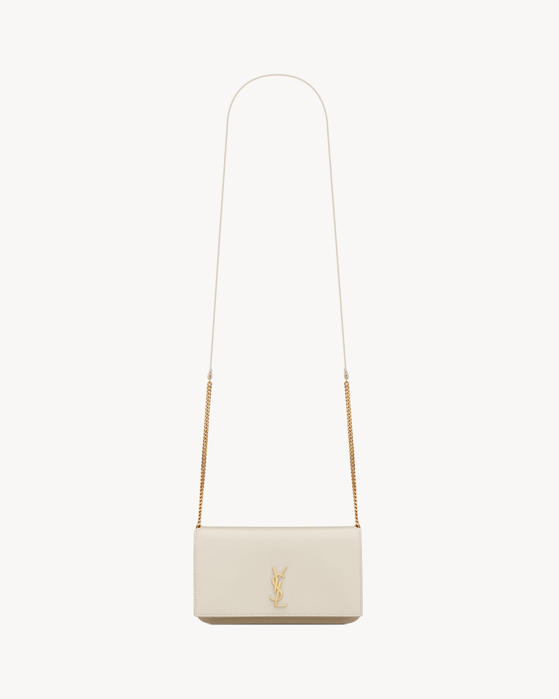 CASSANDRE phone holder in smooth leather
