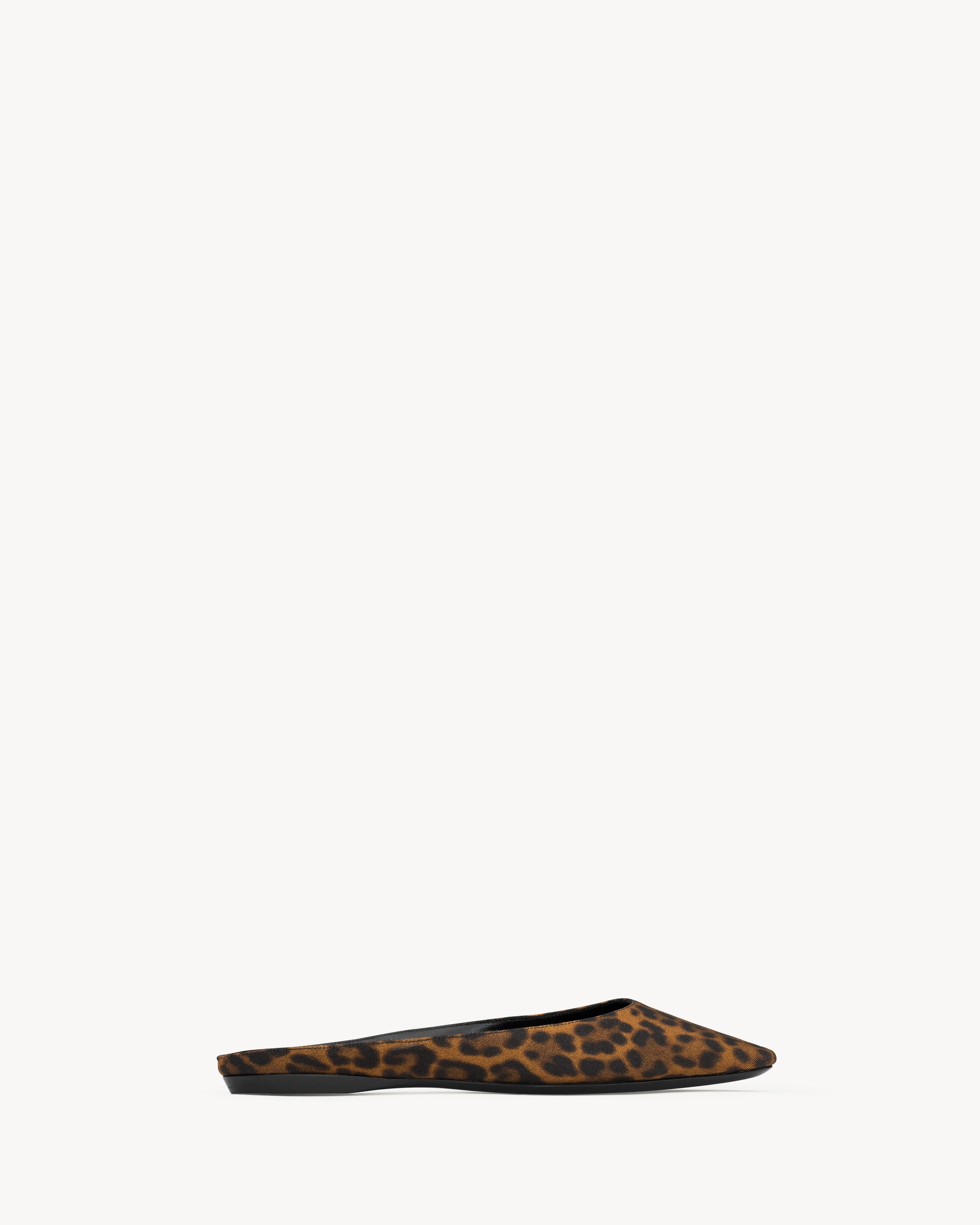 LIDO slip-ons in leopard grosgrain