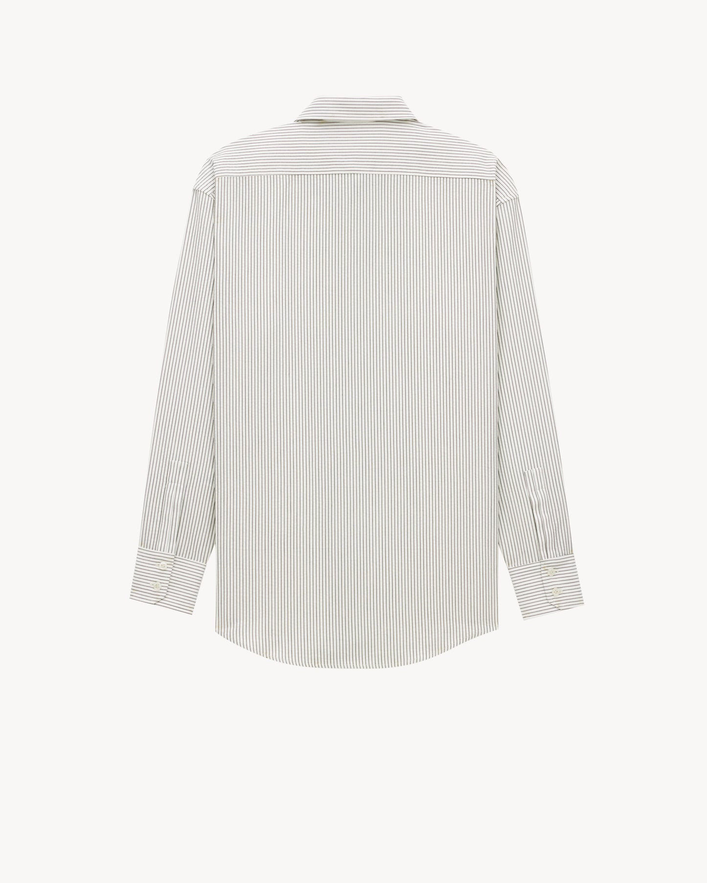 CASSANDRE shirt in striped cotton poplin