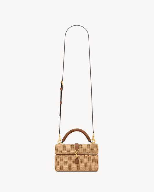 GABY vanity bag in osier