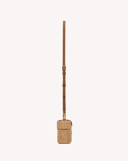 GABY vanity bag in osier