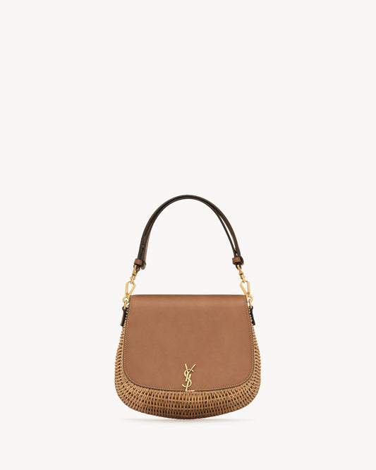 MINI VOLTAIRE top handle bag in osier