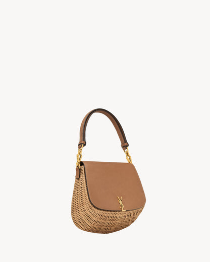 MINI VOLTAIRE top handle bag in osier
