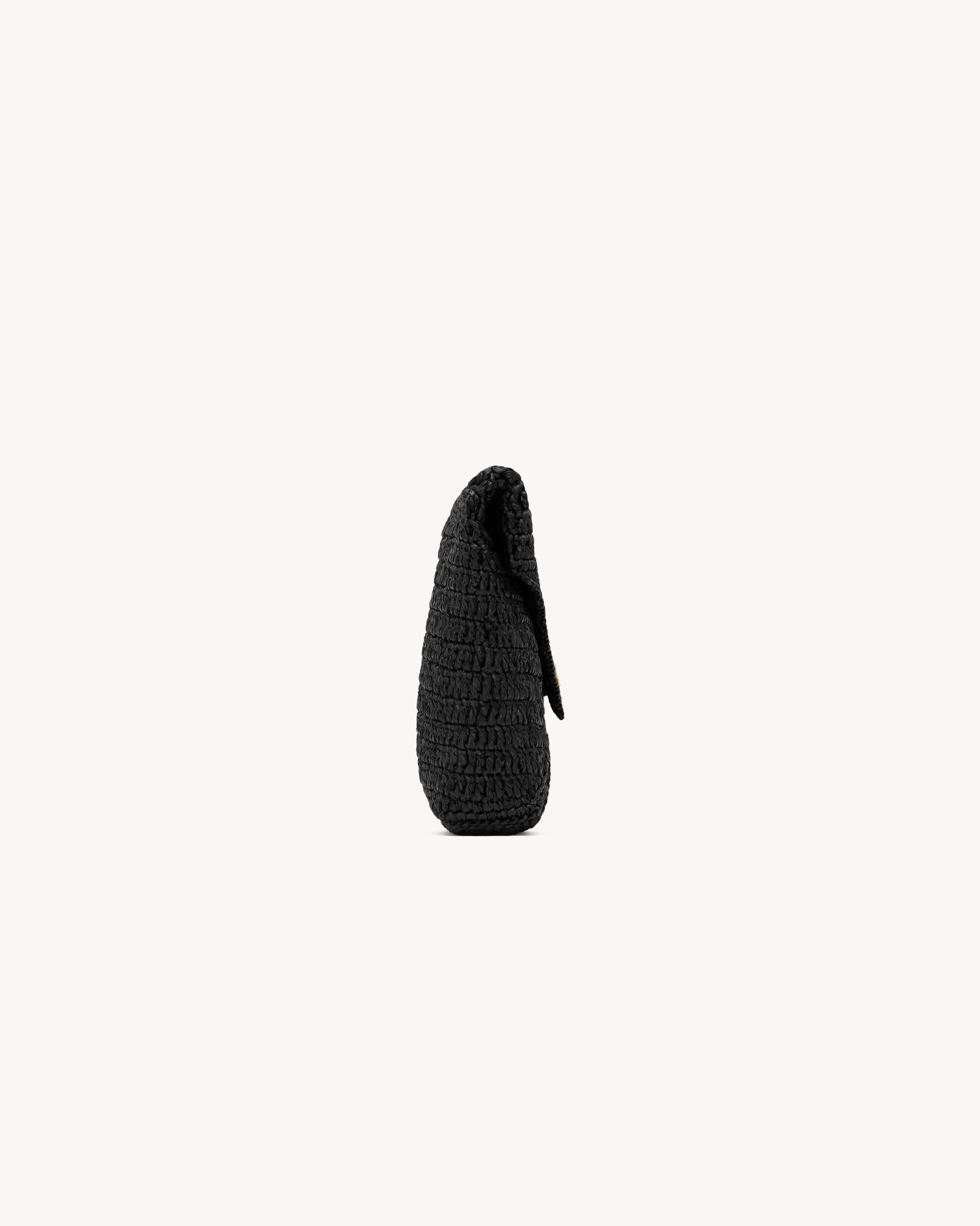 CASSANDRE large envelope pouch in raffia