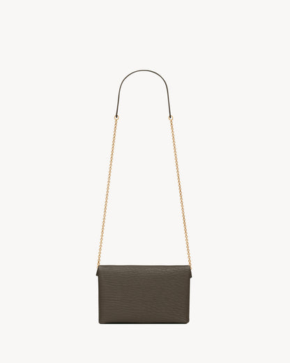CASSANDRE small chain pouch in lambskin