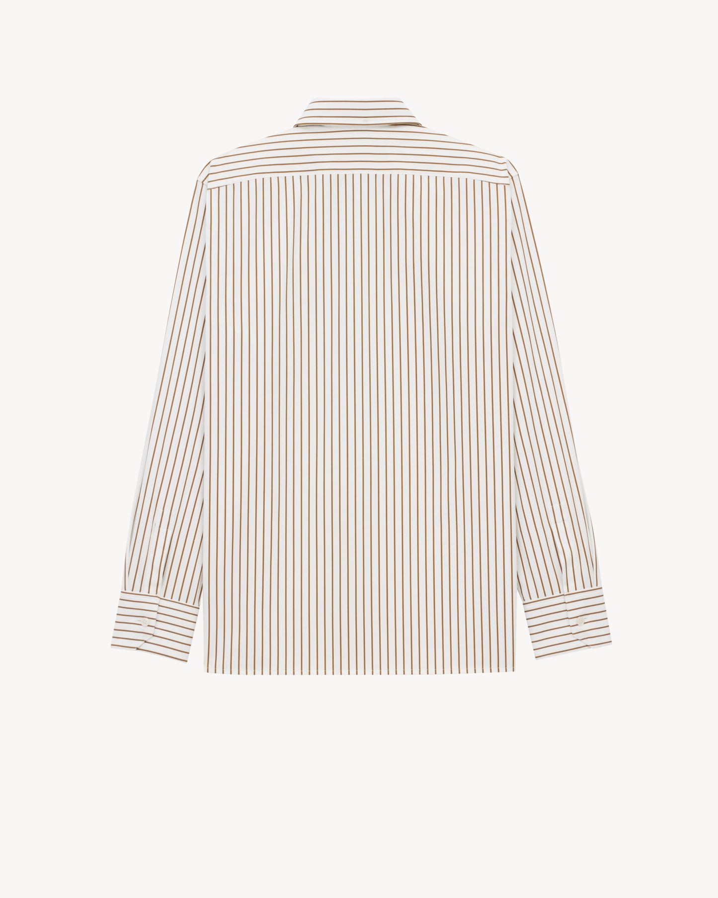 CASSANDRE shirt in striped cotton poplin
