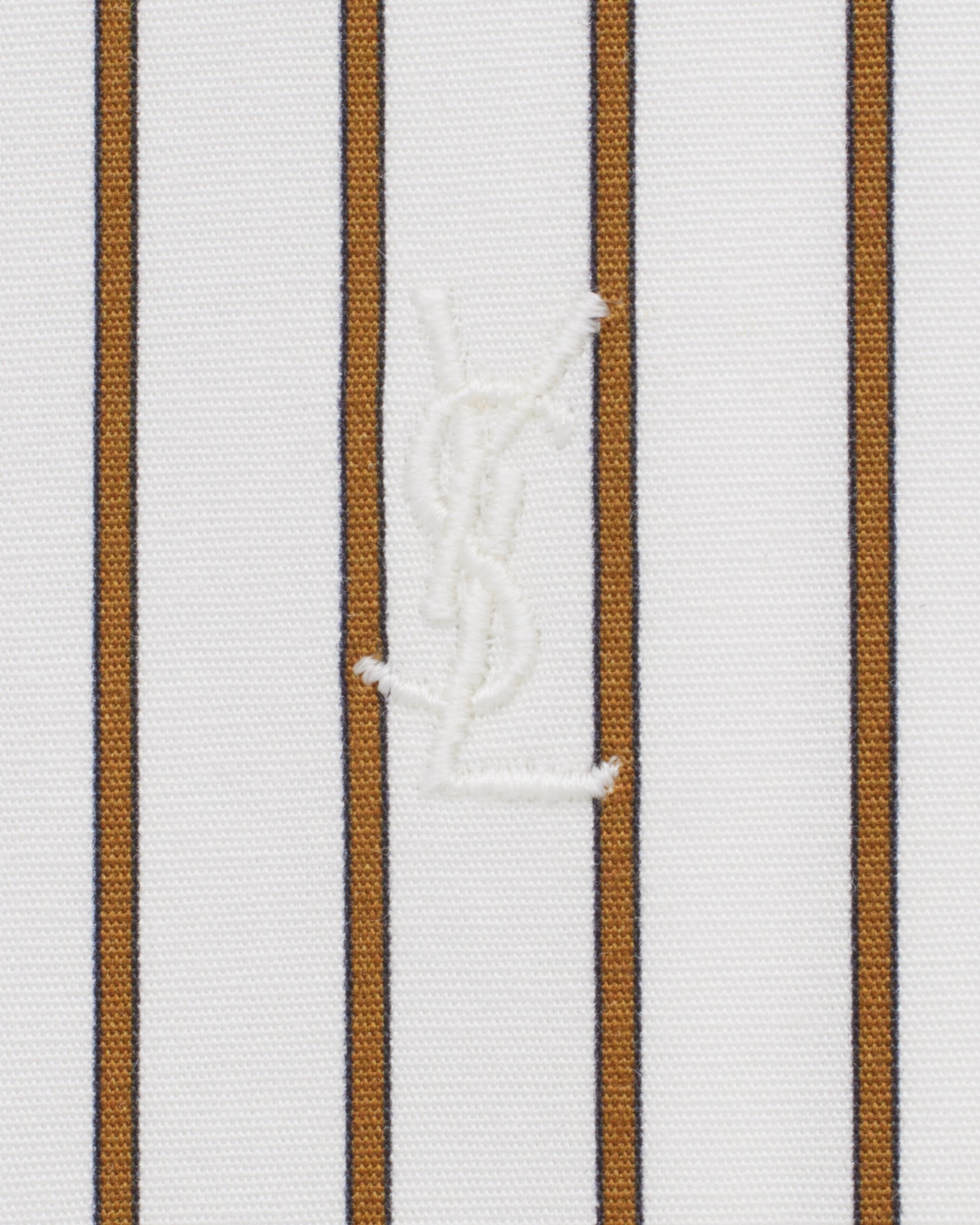 CASSANDRE shirt in striped cotton poplin