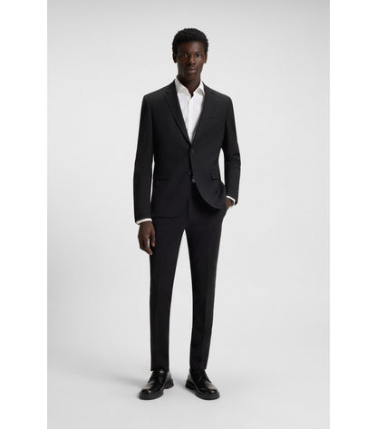 Slim-fit shirt in easy-iron cotton poplin