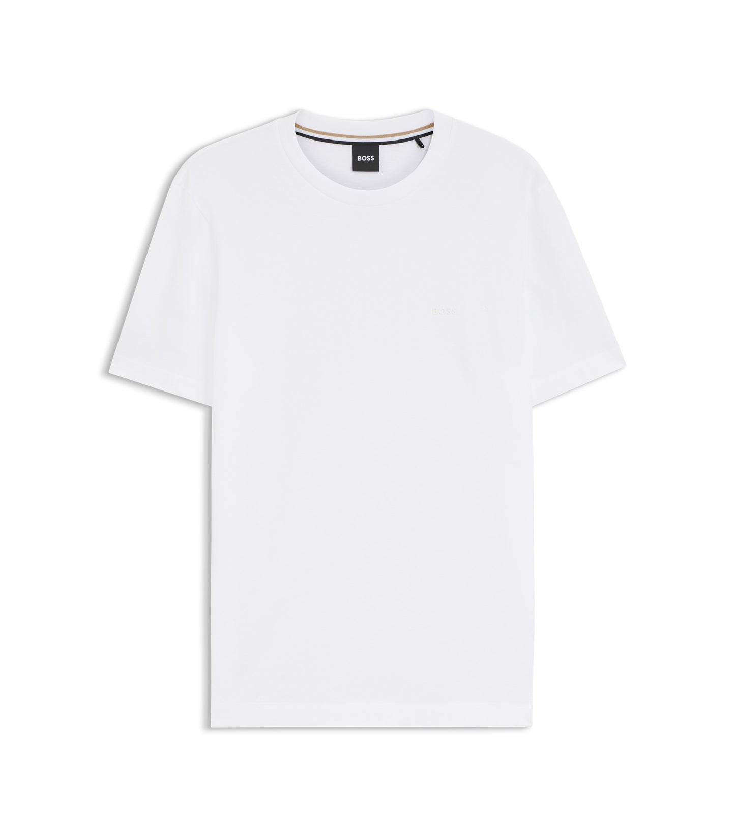 Cotton-jersey T-shirt with logo detail