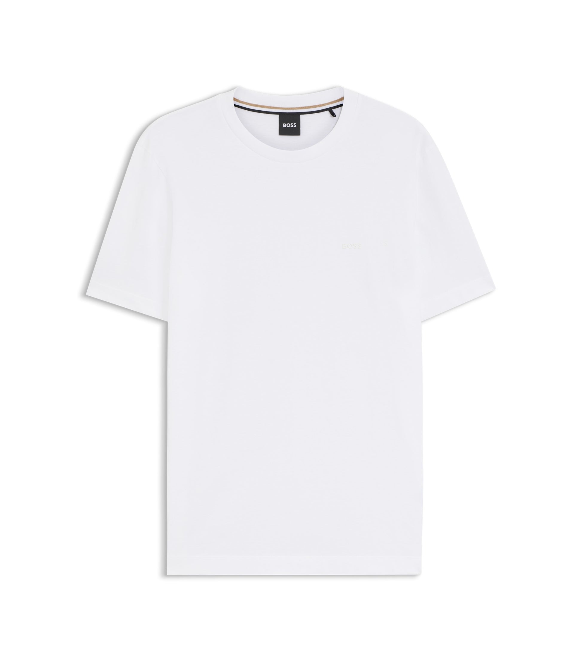 Cotton-jersey T-shirt with logo detail