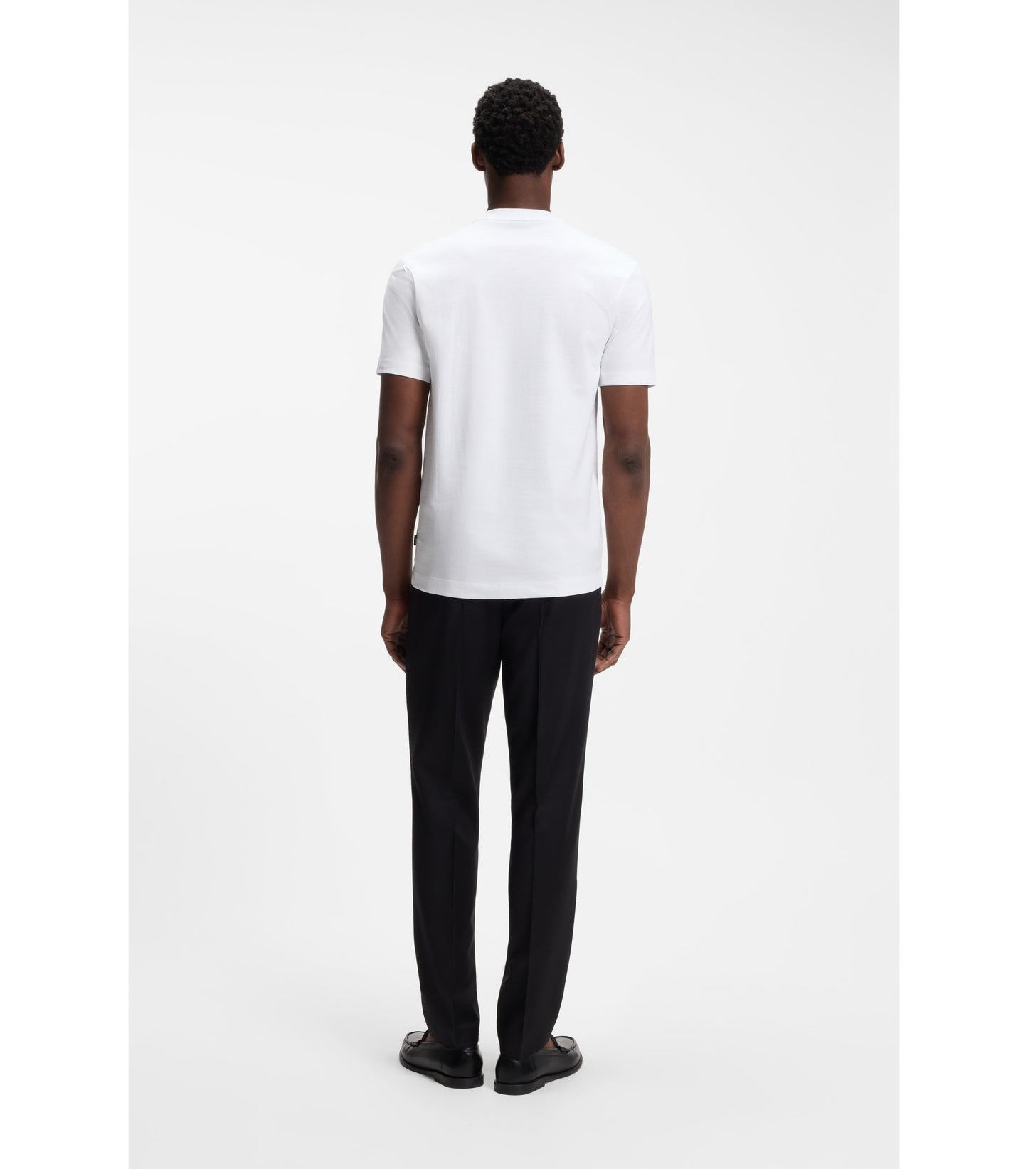 Cotton-jersey T-shirt with logo detail