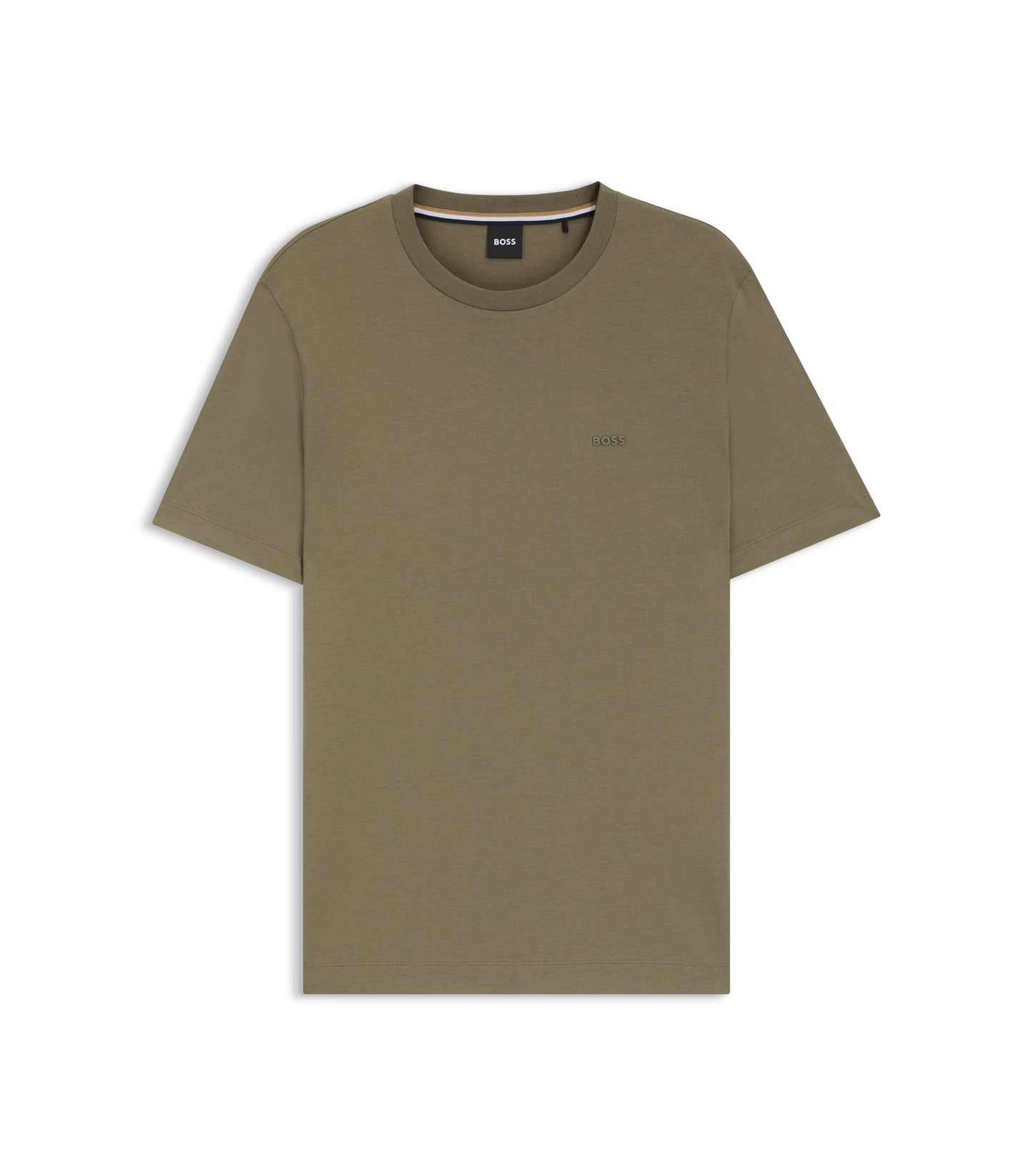 Cotton-jersey T-shirt with logo detail