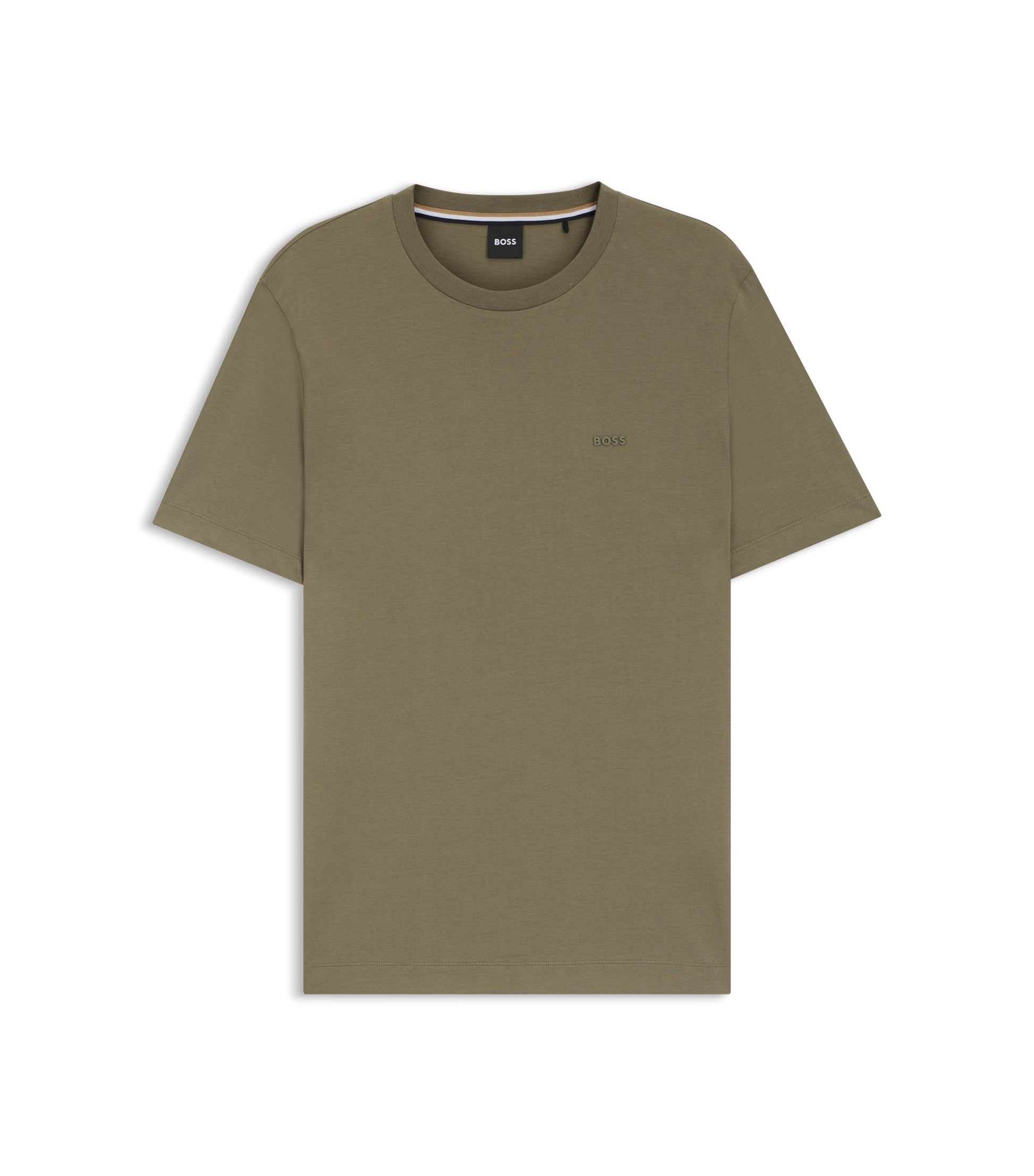 Cotton-jersey T-shirt with logo detail