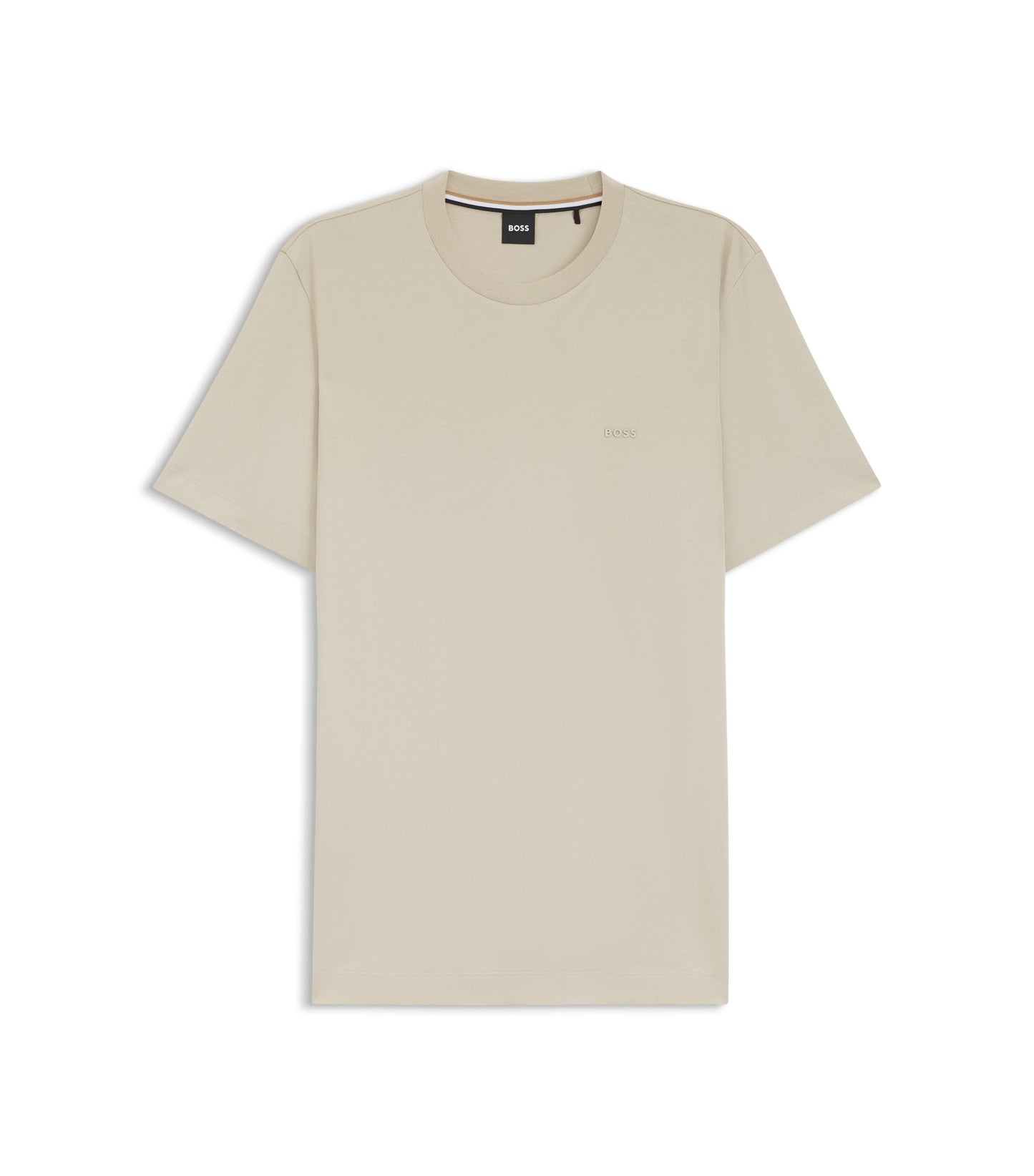 Cotton-jersey T-shirt with logo detail