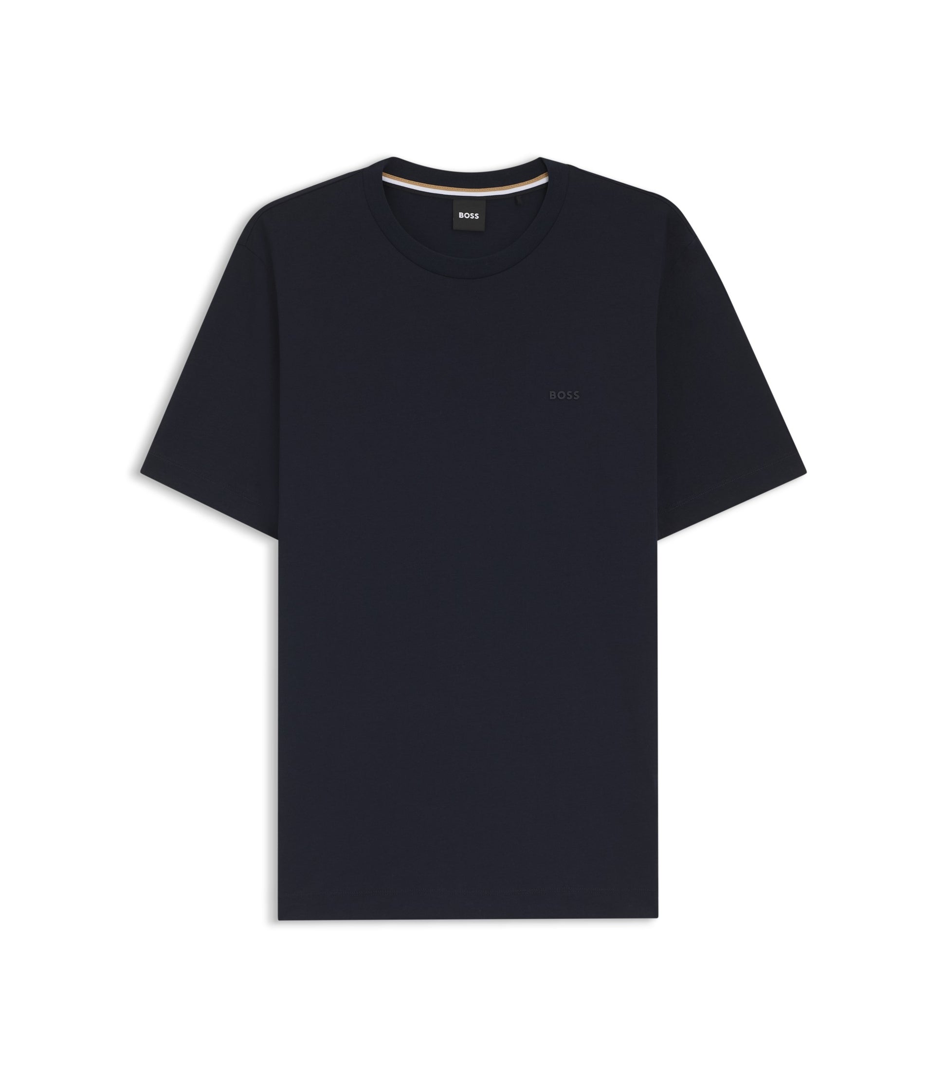 Cotton-jersey T-shirt with logo detail