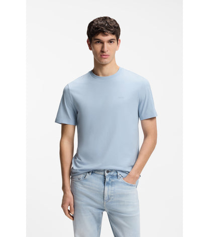 Cotton-jersey T-shirt with logo detail