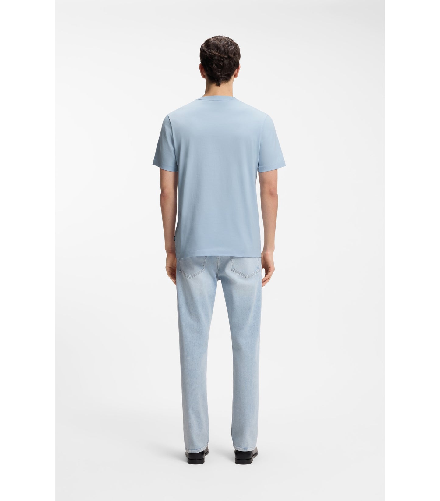 Cotton-jersey T-shirt with logo detail